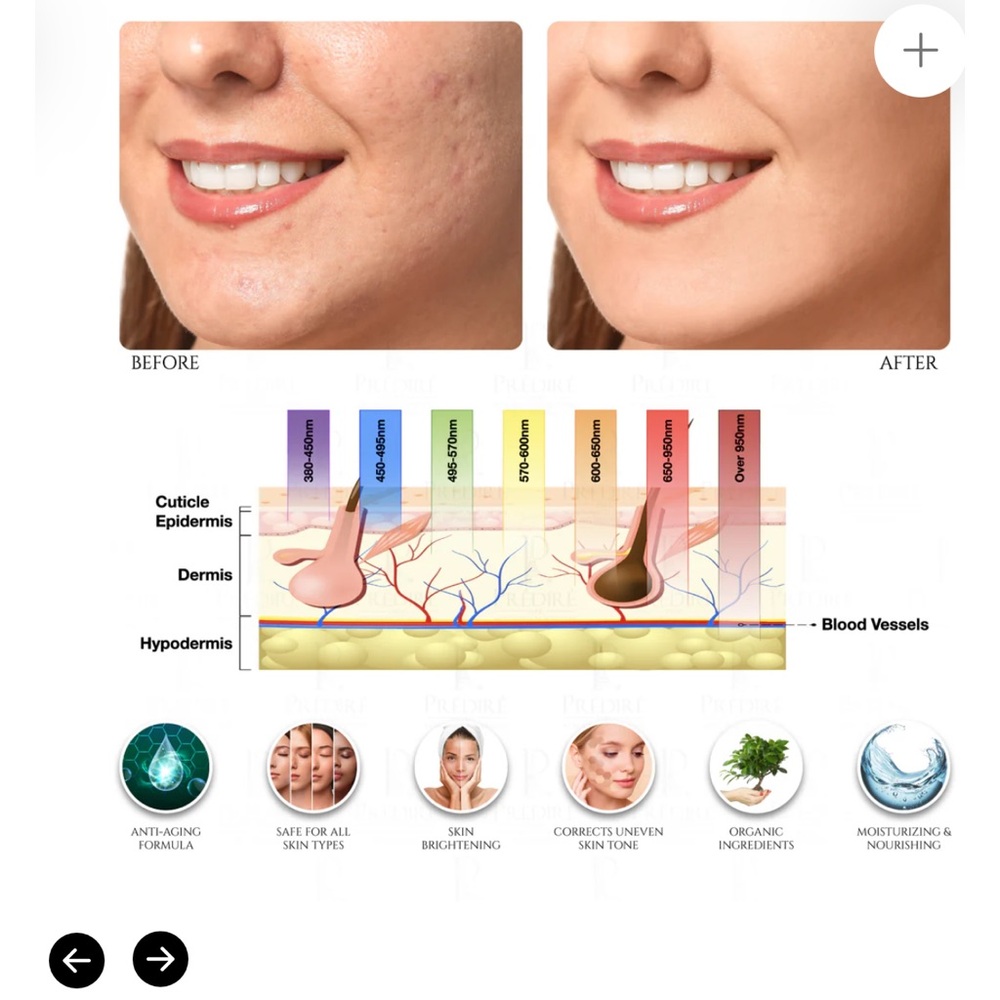 LED Light Therapy Face Mask - Picture 5 of 5